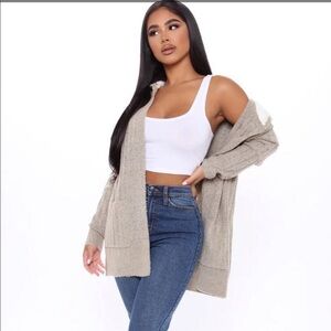Fashion Nova Hooded Cardigan NWT​